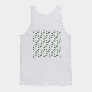 Botanical leaf pattern Tank Top